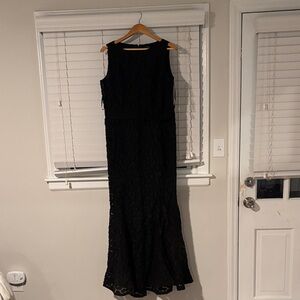 St. John Black Maxi Dress